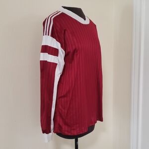 Adidas Jersey Small Adult or Large Child - Dark Red & White